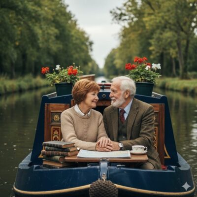 Prunella Scales as Sybil Fawlty smiling on set of Fawlty Towers, embodying British comedy brilliance