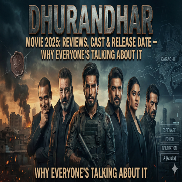 Dhurandhar movie 2025 official poster featuring main cast
